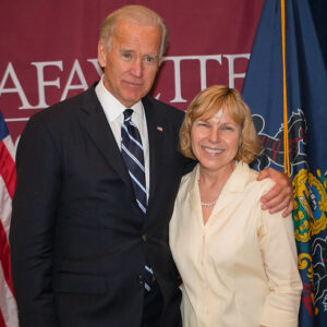 Carol Rowlands and Vice President Joe Biden