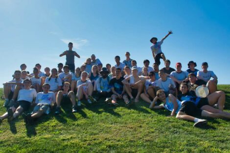 Ultimate Frisbee team photo