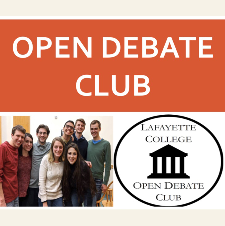 Open Debate Club at involvement fair Lafayette Today · Lafayette