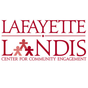 The wordmark Lafayette Landis Center for Community Engagement