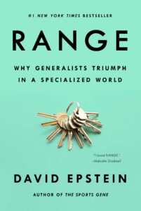 The cover of the book The Range by David Epstein
