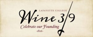 Text promoting the Wine 3/9 event