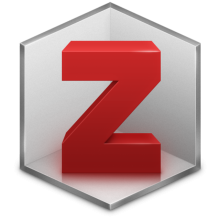 The Zotero logo, a red Z with walls on two sides and a floor