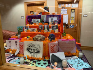 An ofrenda, or Day of the Dead altar, in Farinon