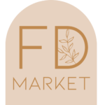 FD Market logo with those words and an illustration of a leafy plant