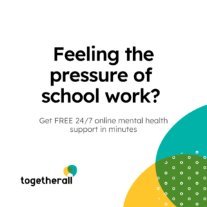 Feeling the pressure of school work? Get free 24/7 online mental health support in minutes with Togetherall
