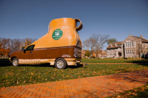 LL Bean Boot Poop-Up shop made its way to the Quad in Nov. 2022