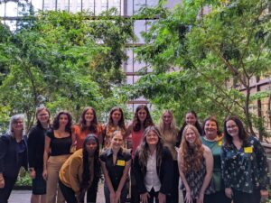 Lafayette made a strong showing at the first annual Clare Luce Boothe Program for Women in STEM, bringing more CBL scholars than any other participating school. Pictured are Lafayette students and staff 