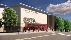Proposed rendering of Kirby Sports Center facade