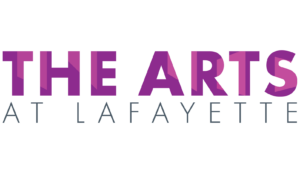 The Arts (shown in purple large text) at Lafayette (in smaller gray font